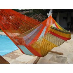 Beschichtete Outdoor-H&auml;ngematte in Mega-Gr&ouml;&szlig;e C8