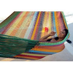 Beschichtete Outdoor-H&auml;ngematte in Mega-Gr&ouml;&szlig;e C8