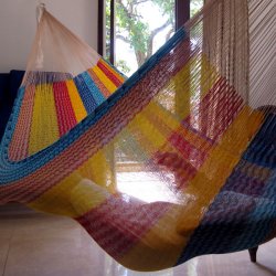 Beschichtete Baumwoll-H&auml;ngematte - Nr. C6