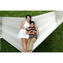 Naturwei&szlig;, flexible mexikanische Netzh&auml;ngematte 