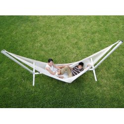 Naturwei&szlig;, flexible mexikanische Netzh&auml;ngematte 