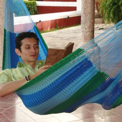 Nylon Mexiko H&auml;ngematte - Single M, Nr. N3