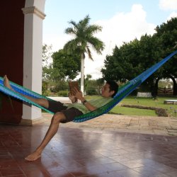 Nylon Mexiko H&auml;ngematte - Single M, Nr. N3