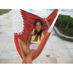 H&auml;ngesessel in Guatemala Textile