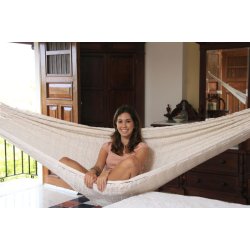 Robuste Mexikanische H&auml;ngematte m. dicken FadenK10