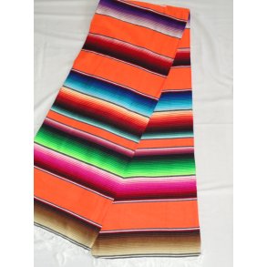 Mexikanischer Teppich in orangem Design